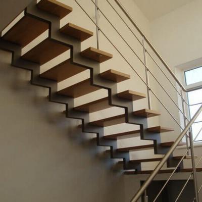 Установка лестниц на косоуре от компании Альянс Пермь